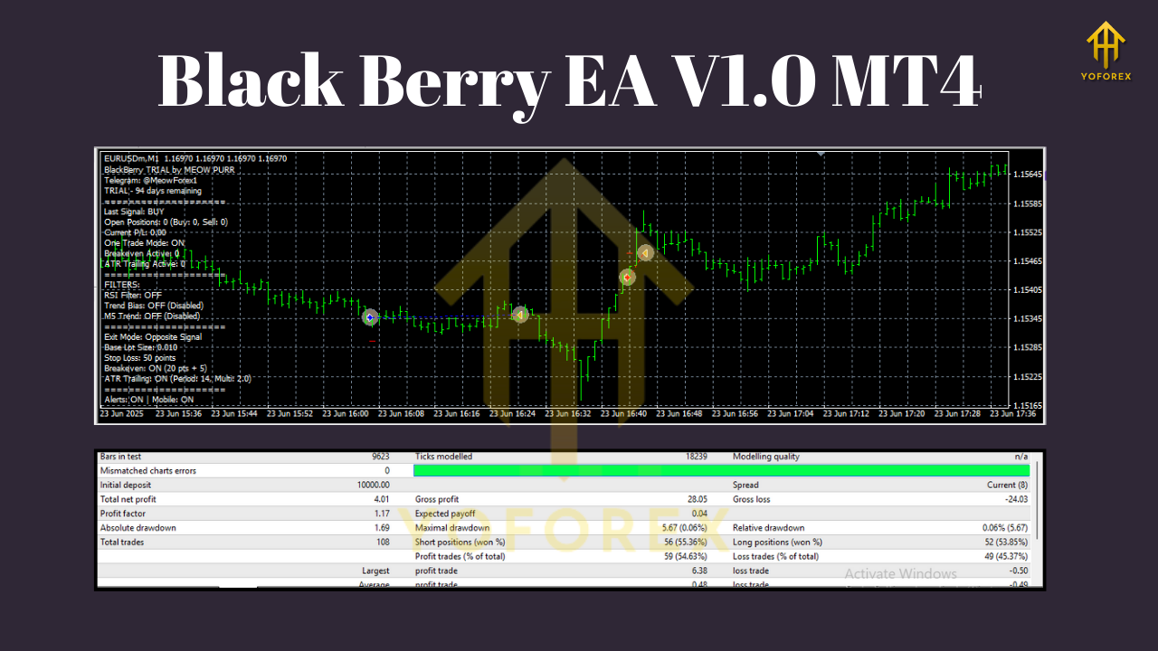 Black Berry EA V1.0 MT4