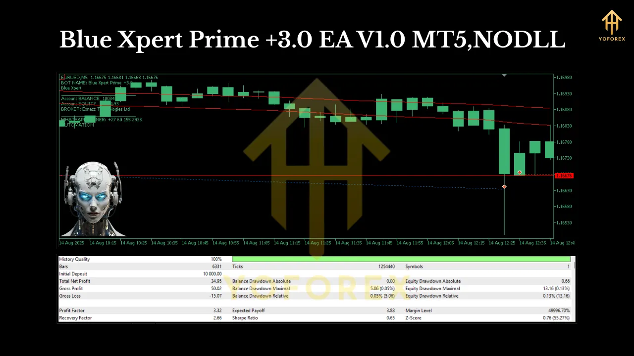 Blue Xpert Prime +3.0 EA V1.0 MT5