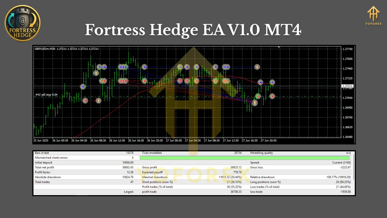 Fortress Hedge EA V1.0 MT4 2 Fortress Hedge EA V1.0