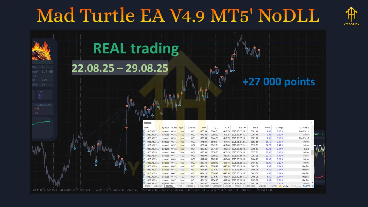 Mad Turtle EA V4.9 MT5 4 Mad Turtle EA V4.9 MT5
