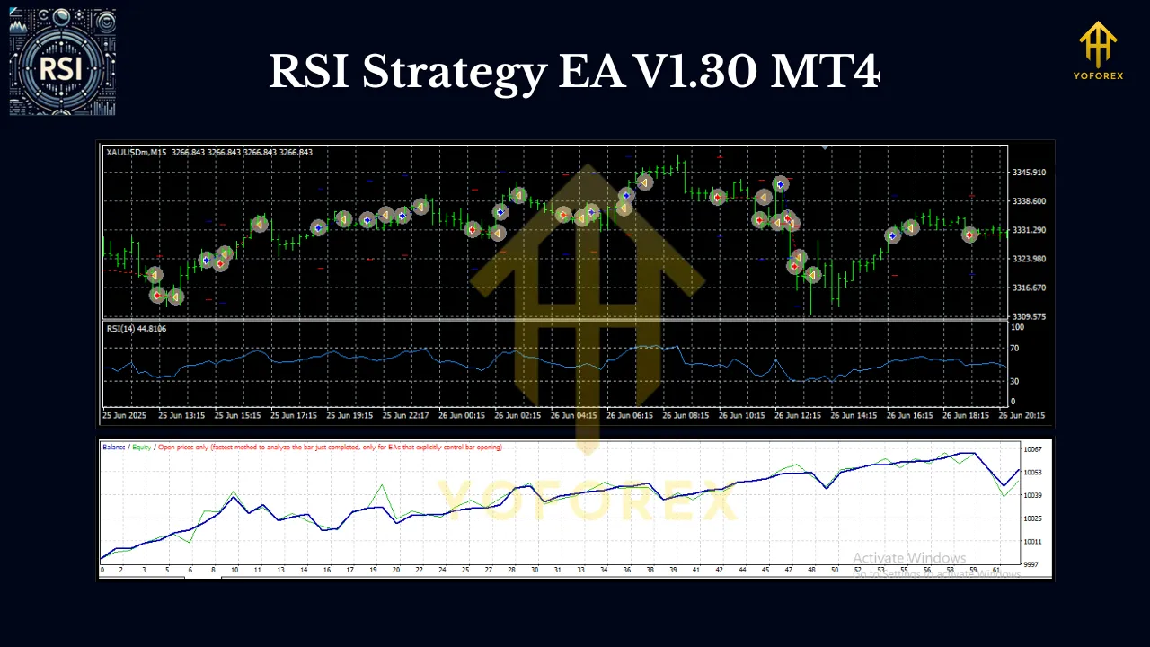 RSI strategy EA V1.30 MT4 3 RSI strategy EA V1.30 MT4