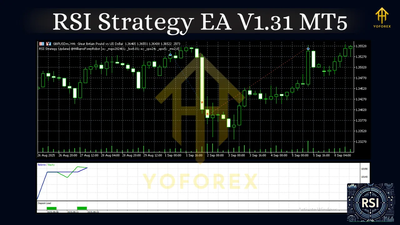 RSI Strategy EA V1.31 MT5 3 RSI Strategy EA V1.31 MT5