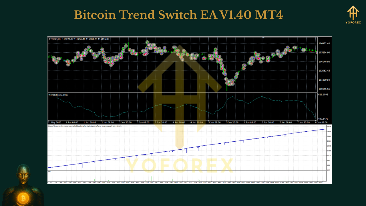 Bitcoin Trend Switch EA V1.40 MT4