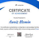 YoForex Clears Funding Pips Prop Firm Account for Awais Momin Introduction