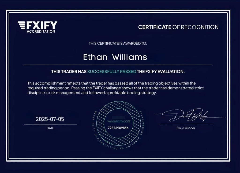 YoForex Clears Fxify Accreditation Prop Firm Account