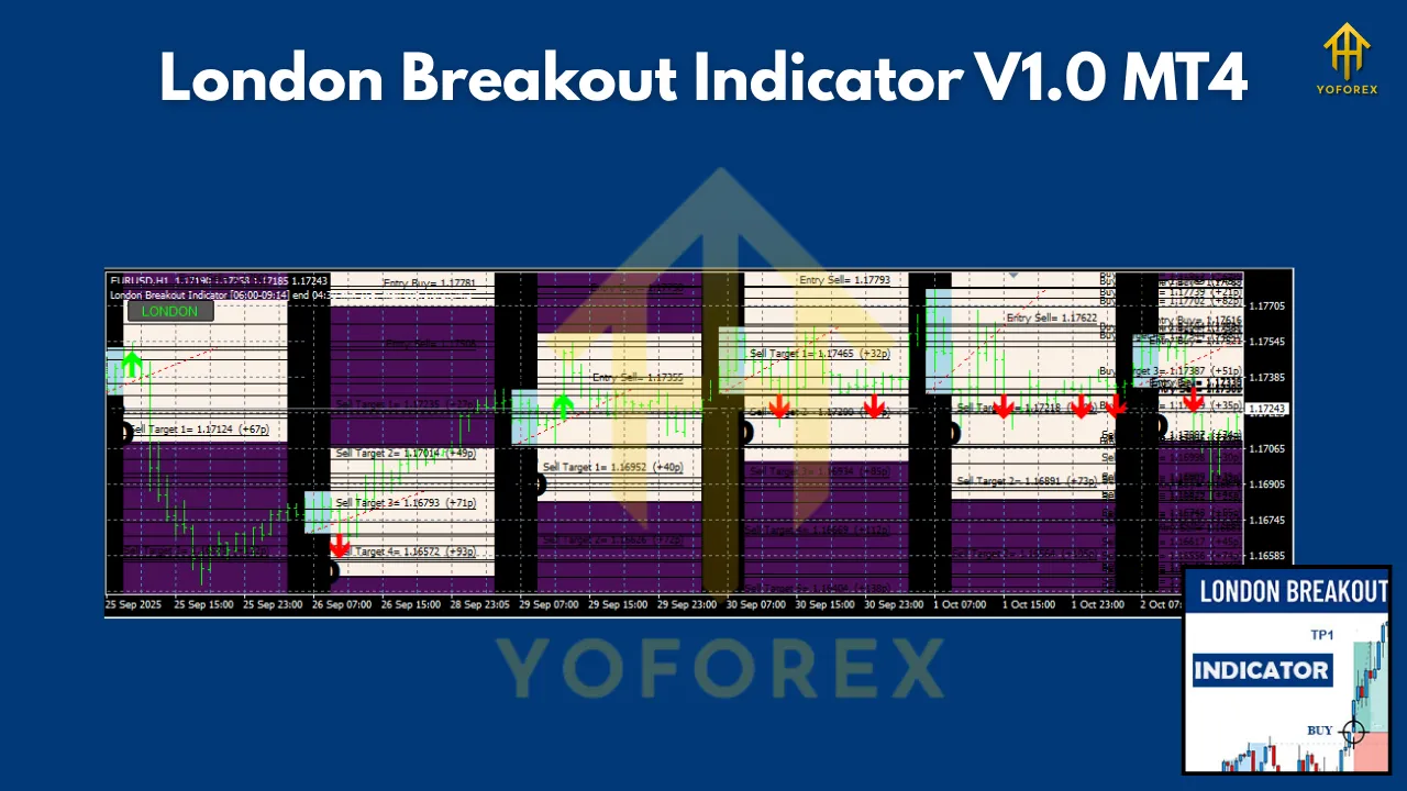 London Breakout Indicator V1.0 MT4 3 London Breakout Indicator