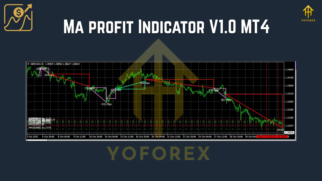Ma profit Indicator V1.0 MT4 2 Ma profit Indicator V1.0 MT4