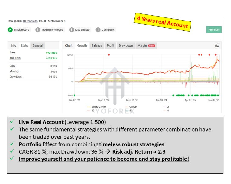 Timeless Trend Trading EA V1.0 MT5