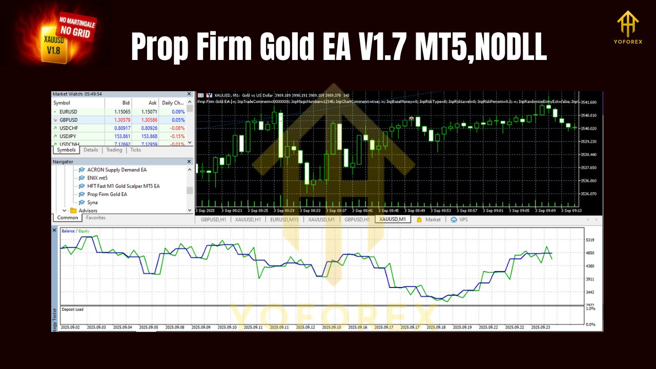 Prop Firm Gold EA V1.7 MT5