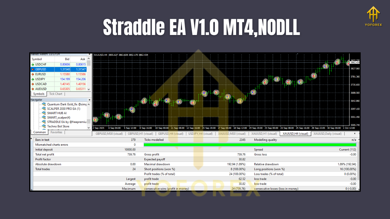 Straddle EA V1.0 MT4