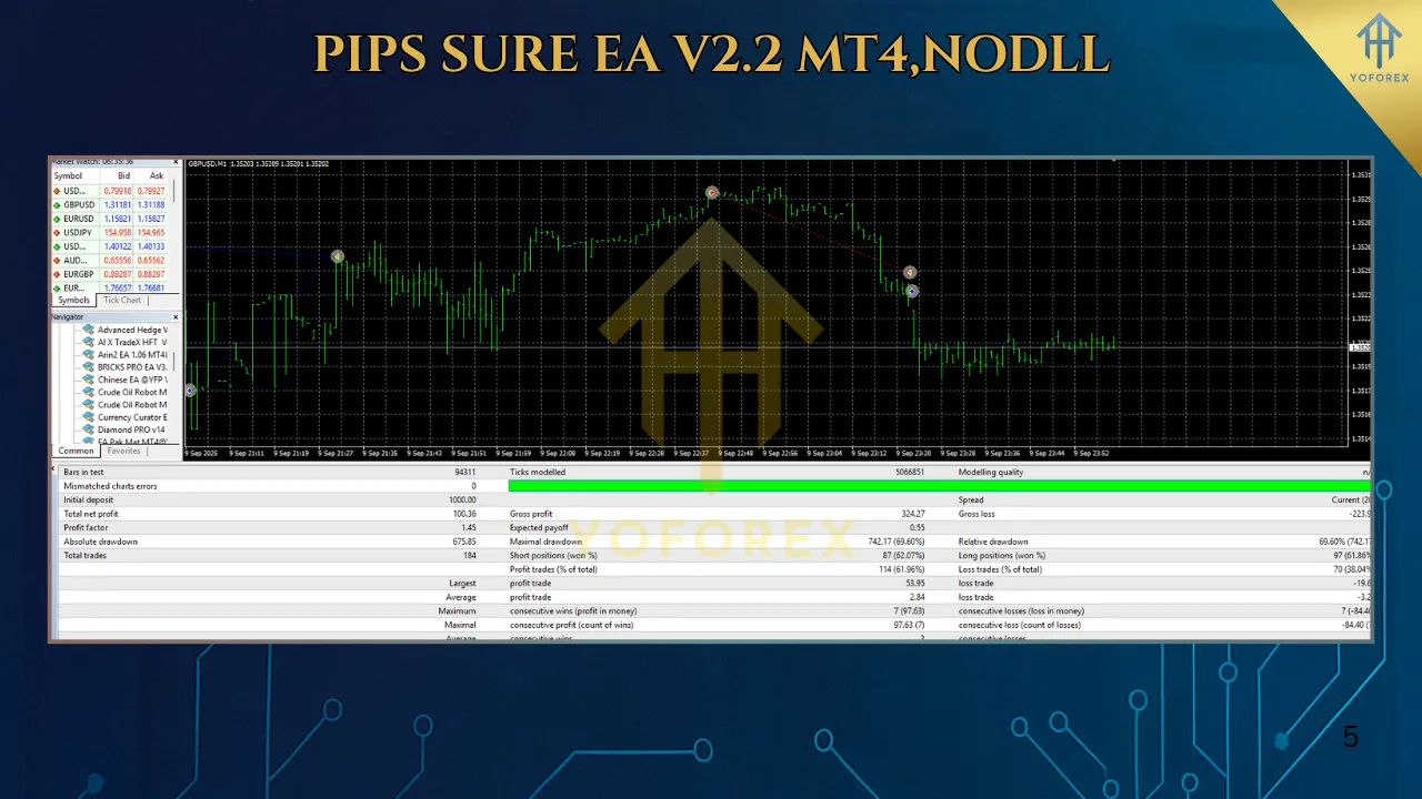 PIPS SURE EA V2.2 MT4 3 TEAM SEO 6 2