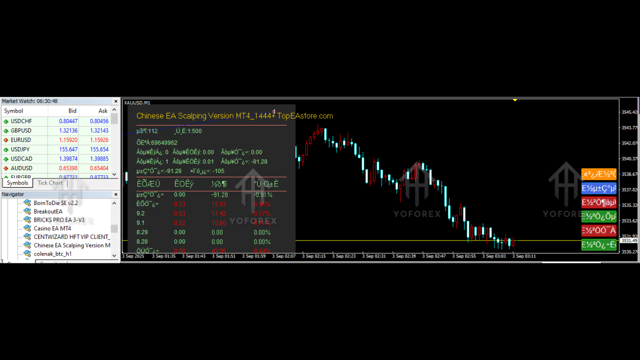 Chinese EA Scalping Version V 1.0 MT4