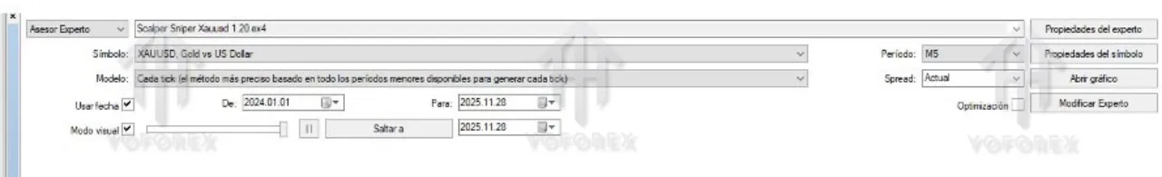 Scalper Sniper Xauusd EA V1.20 MT4