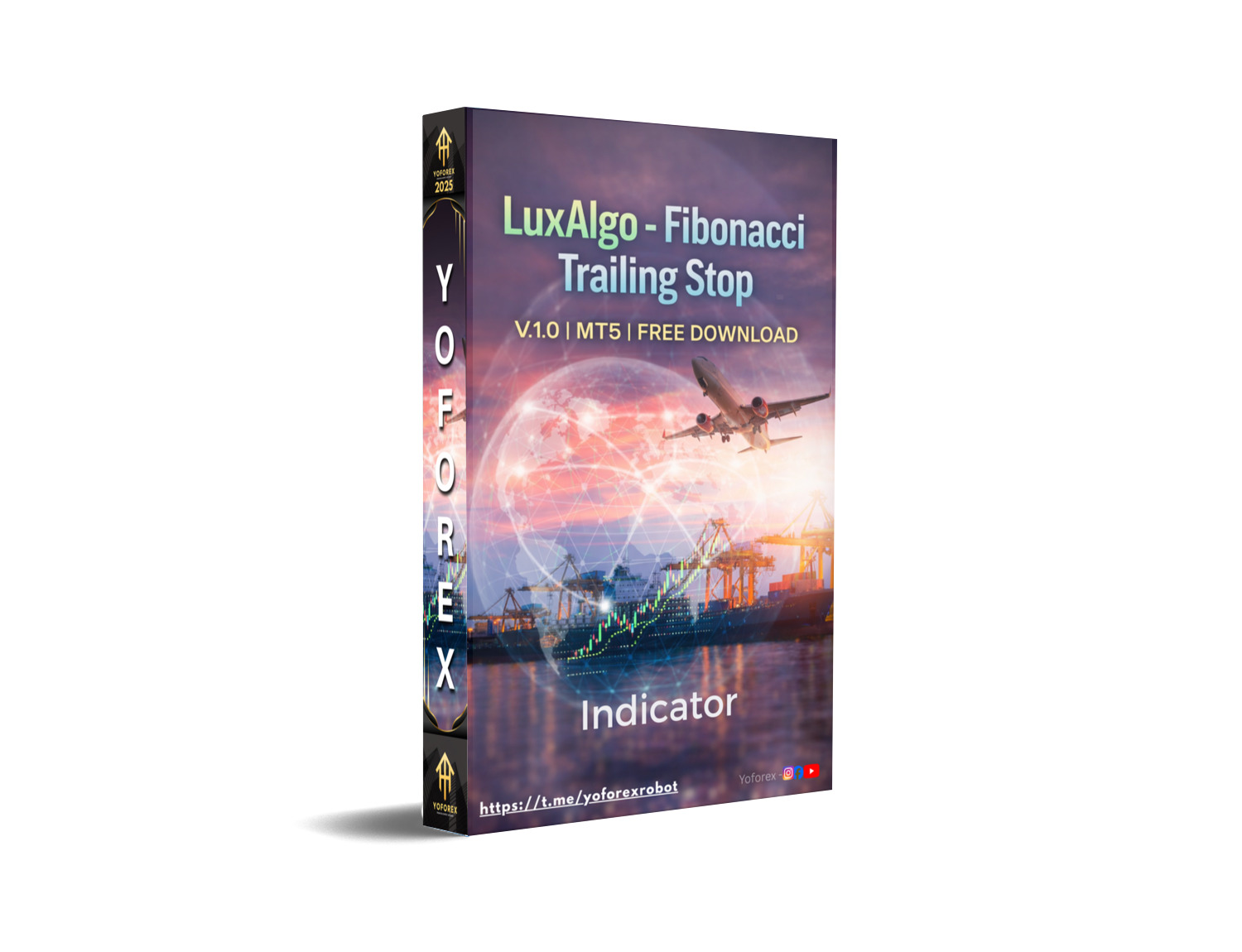 LuxAlgo - Fibonacci Trailing Stop Indicator V1.0 MT5