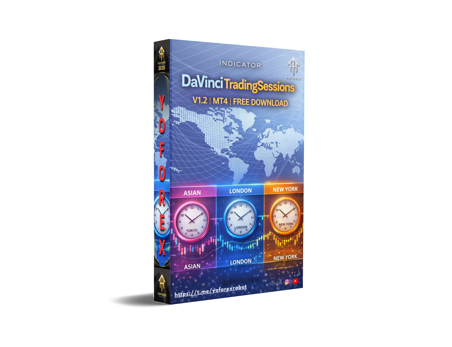 DaVinci TradingSessions Indicator V1.2 MT4