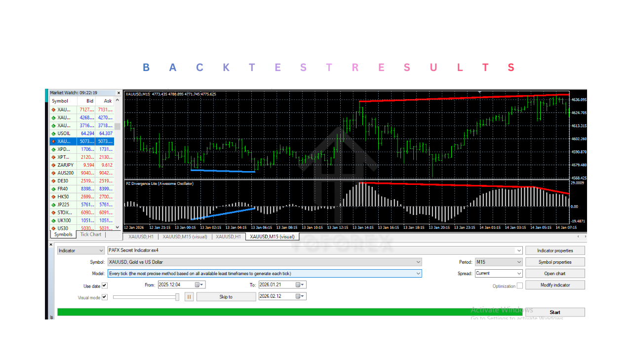 PAFX Secret Indicator V1.0 MT4