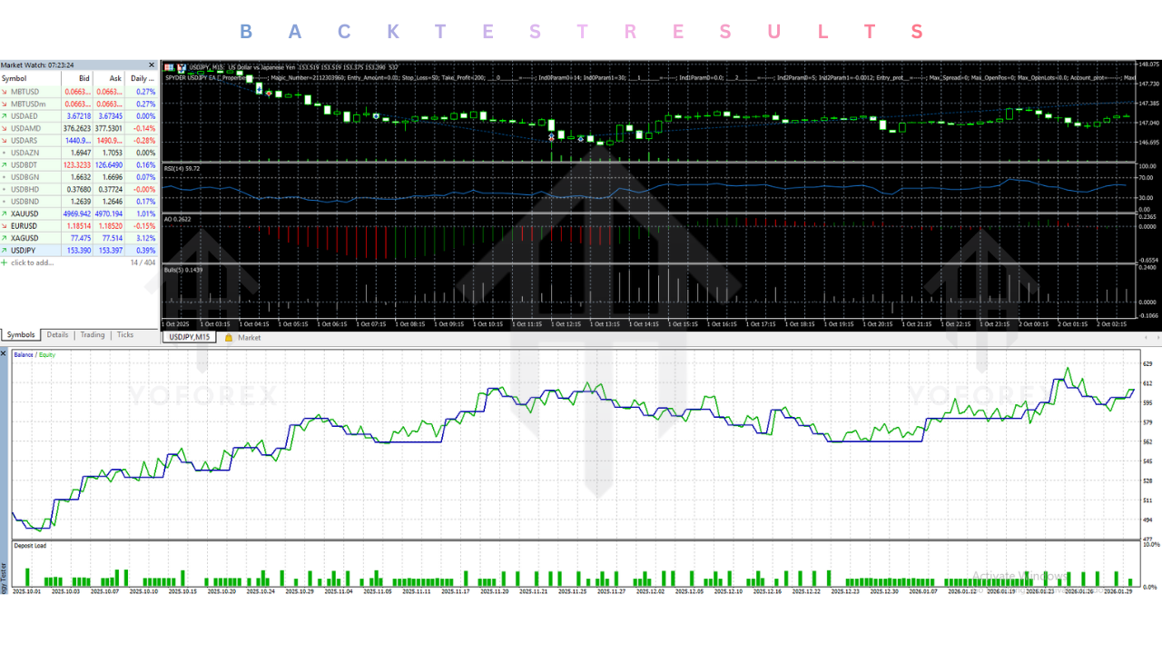 SPYDER USDJPY EA V6.1 MT5