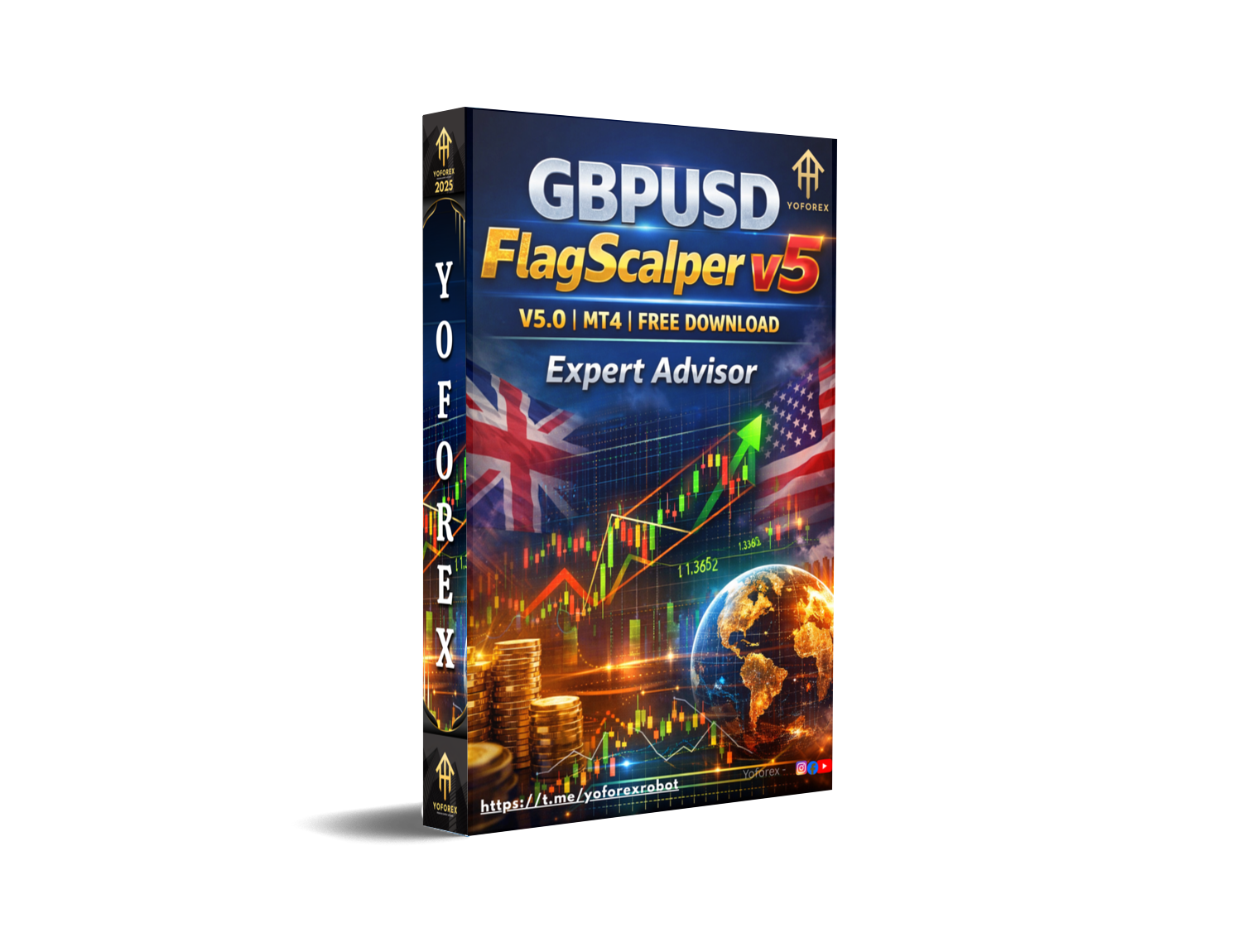 GBPUSD FlagScalper v5 EA V5.0 MT4