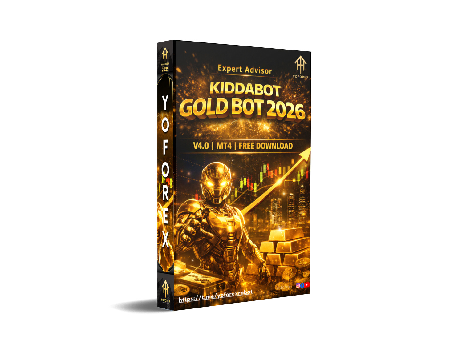 KIDDABOT GOLD BOT 2026 EA V4.0 MT4