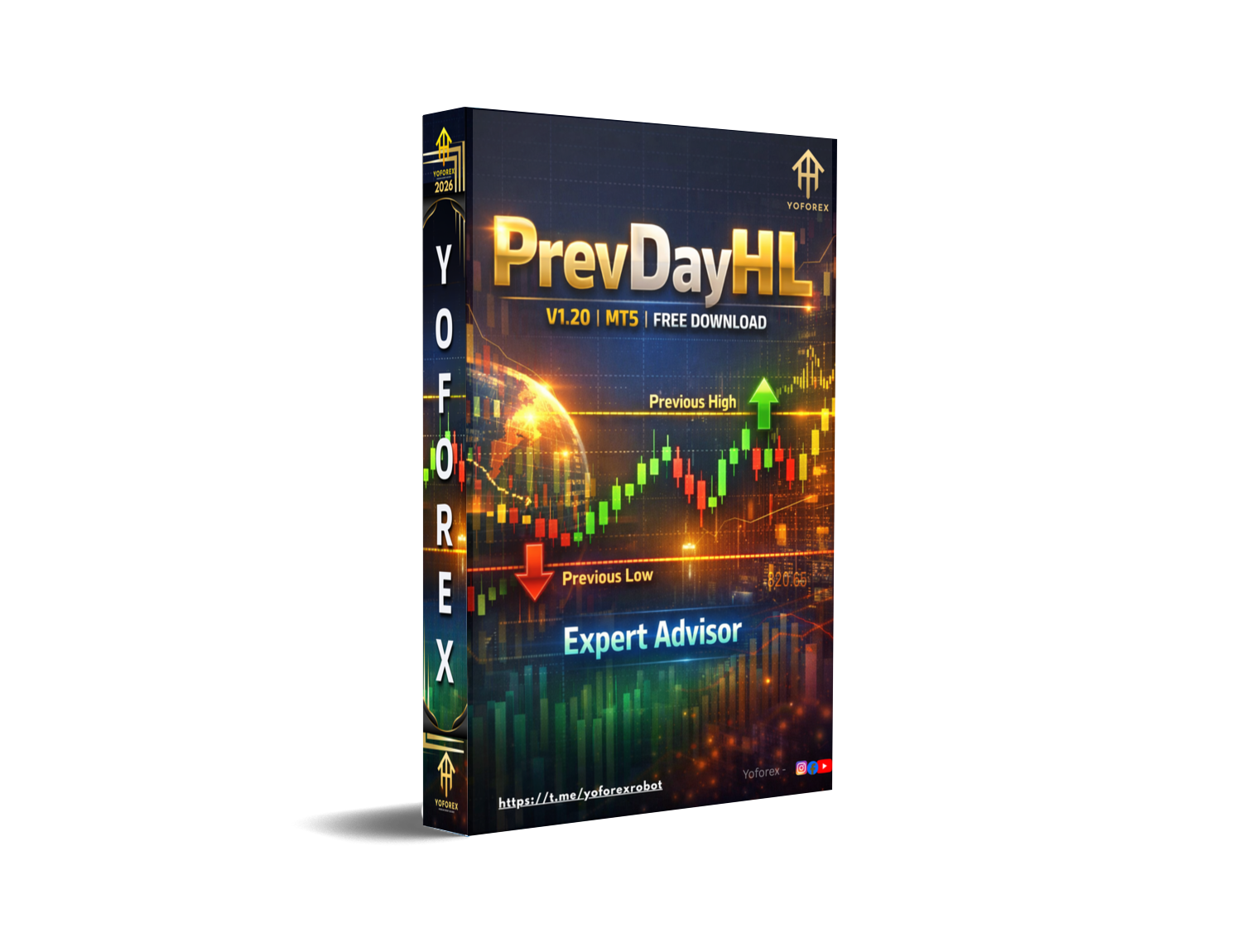 PrevDayHL EA V1.20 MT5