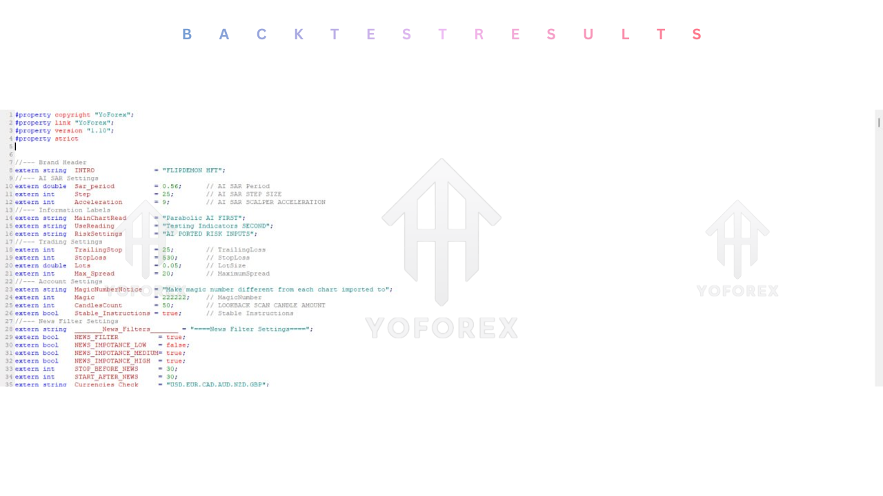 Flip Demon HFT Source Code V1.1 MT4