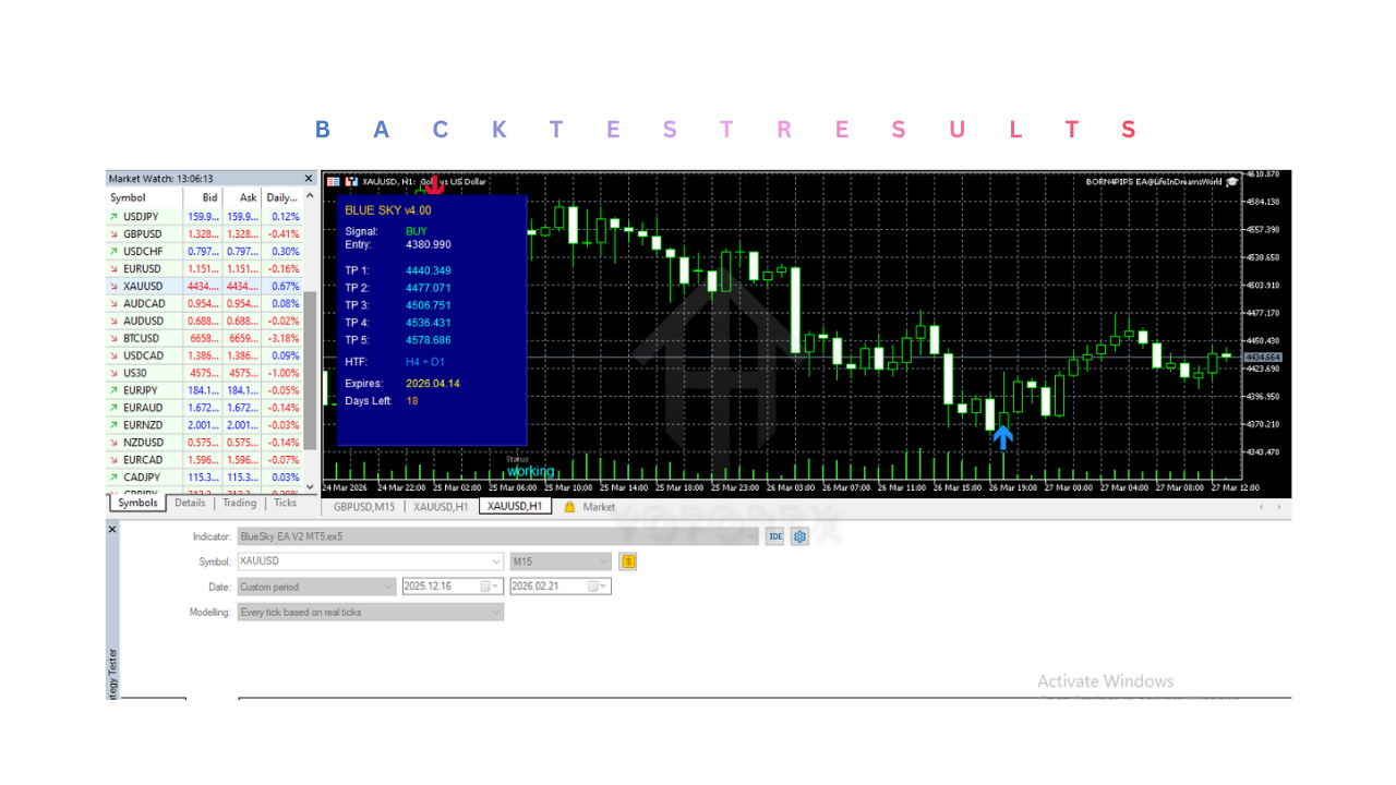 BlueSky Indicator V4.0 MT5 2 BlueSky Indicator V4.0 MT5