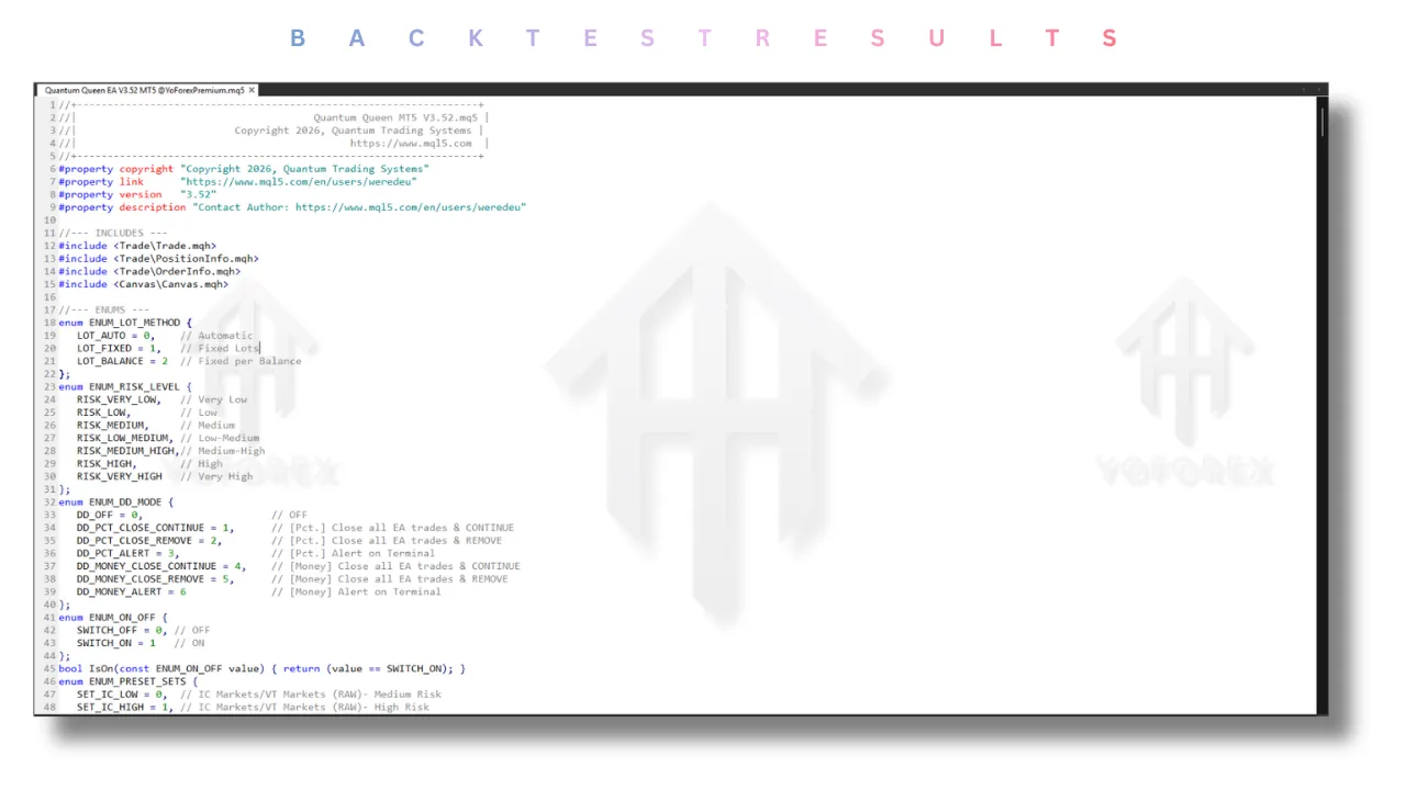 Quantum Queen Source Code V3.52 MT5 2 Quantum Queen Source Code V3.52 MT5