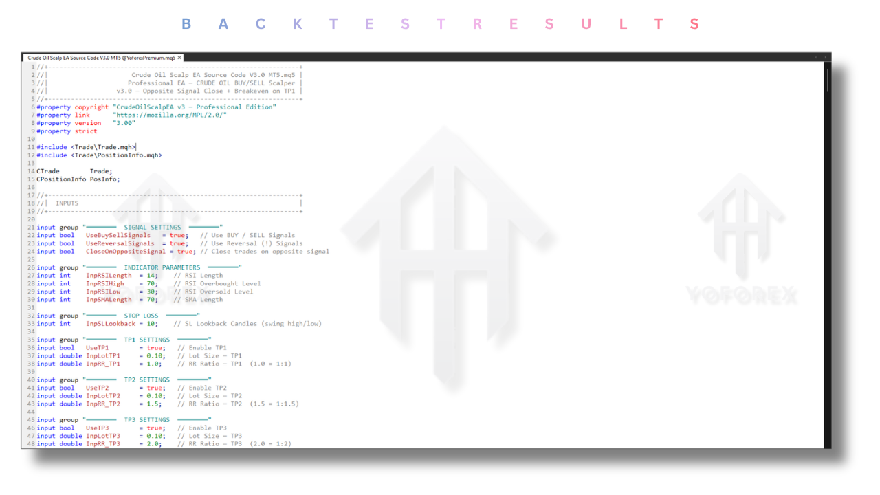 Crude Oil Scalp Source Code EA V3.0 MT5