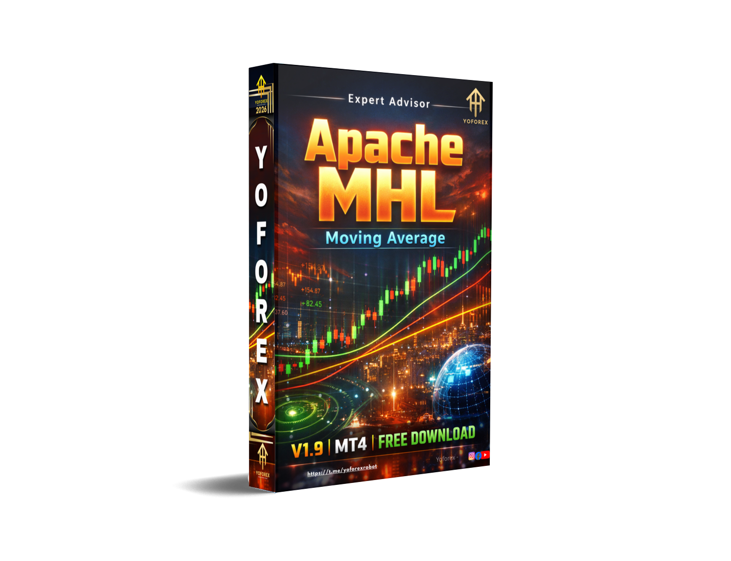 Apache MHL Moving Average EA V1.9 MT4