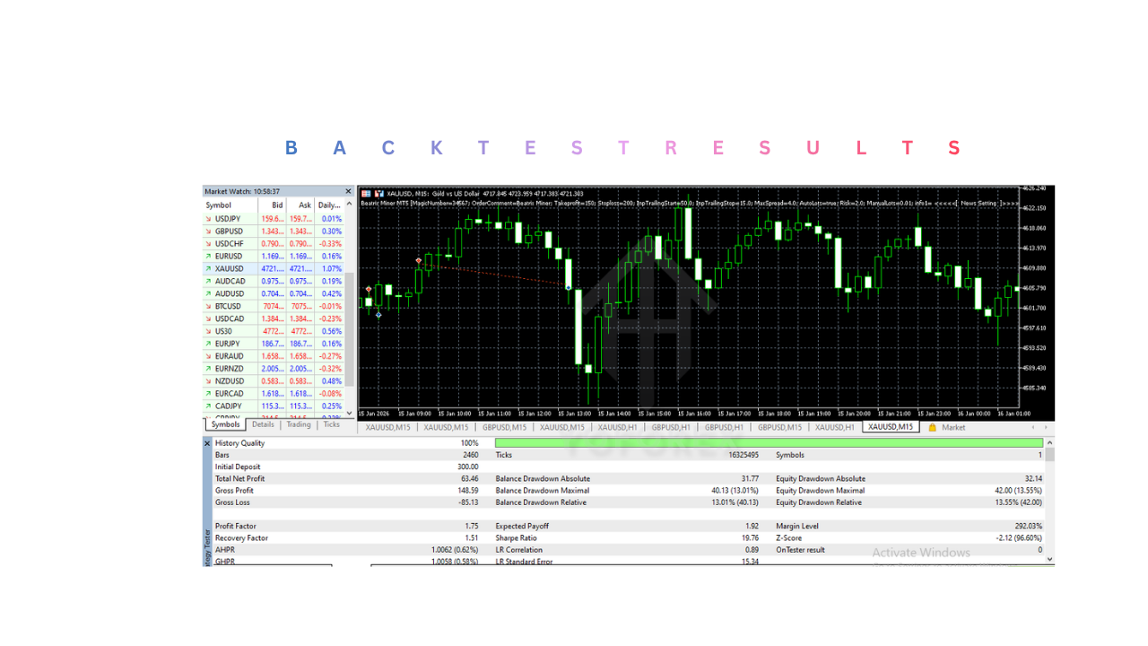 Beatrix Miner EA V1.0 MT5