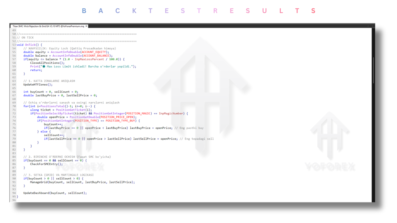 Titan SMC Wick Rejection & Grid Source Code