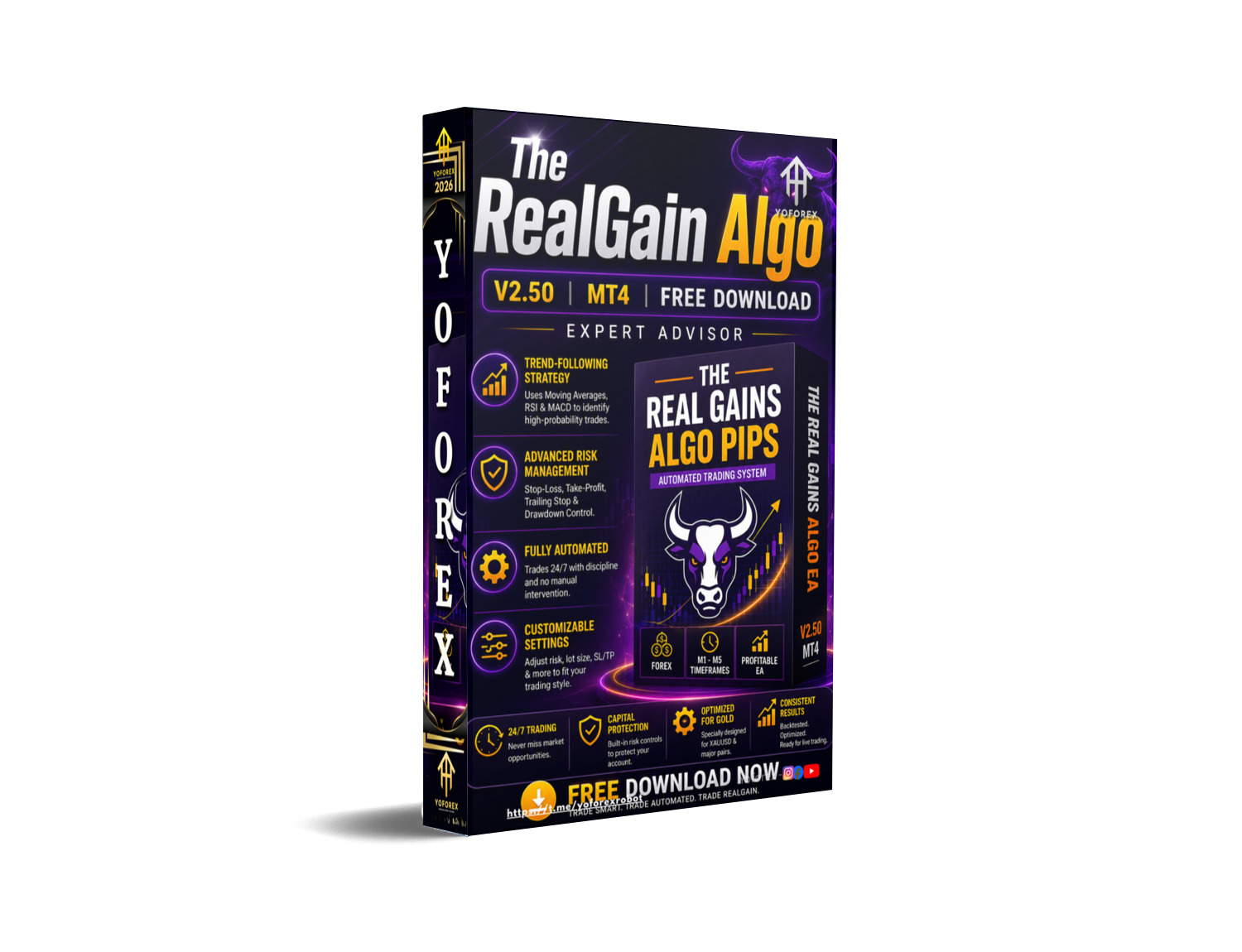 The RealGain Algo EA V2.50 MT4