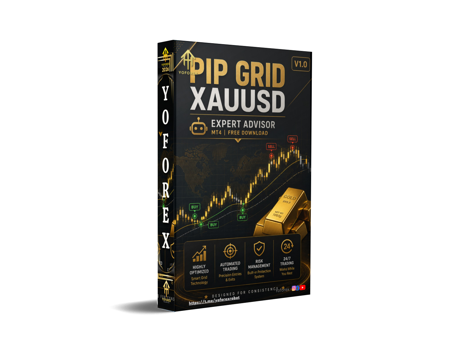 PIP GRID XAUUSD EA V1.0 MT4 101 PIP GRID XAUUSD EA V1.0 MT4