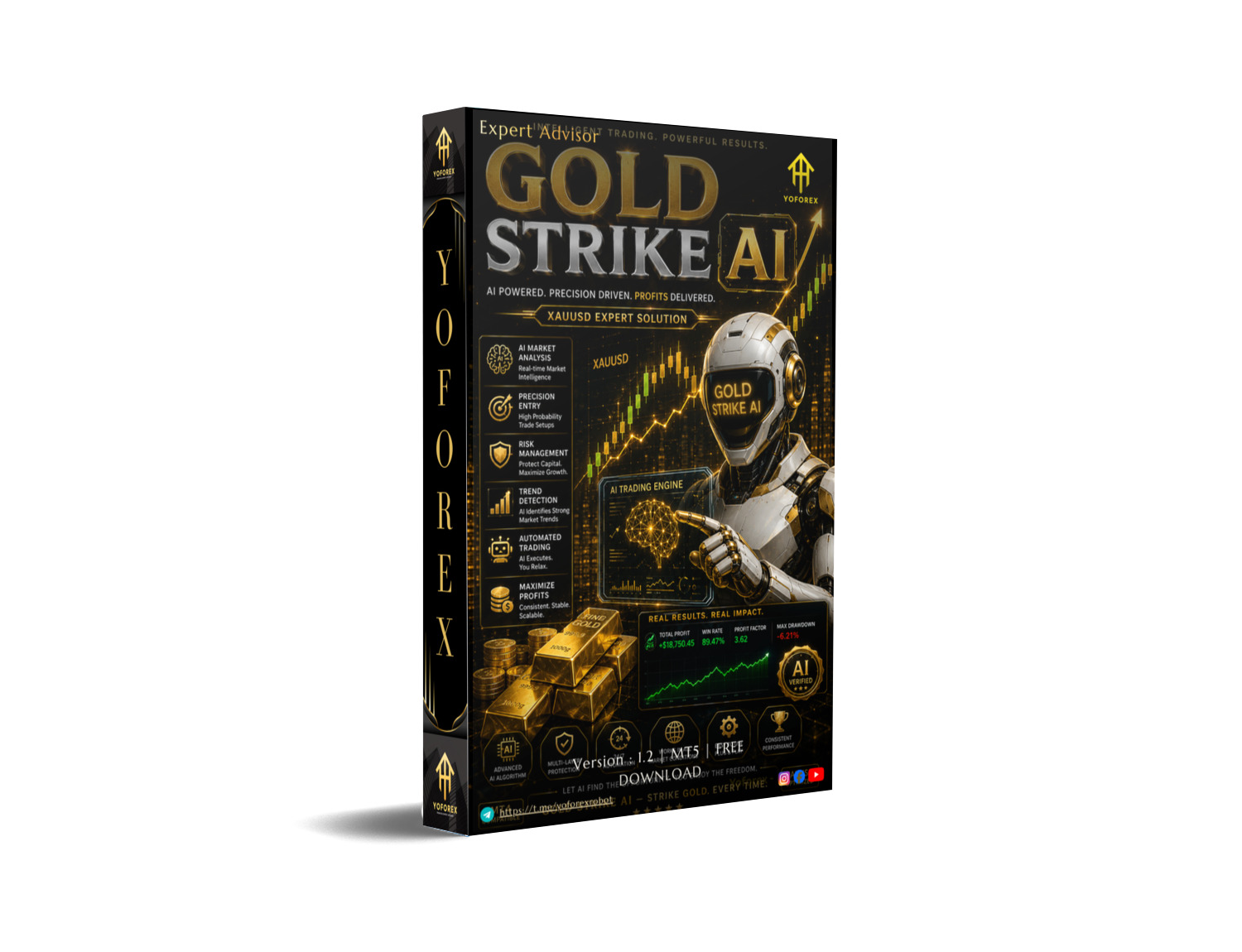 Gold Strike AI EA V1.2 MT5