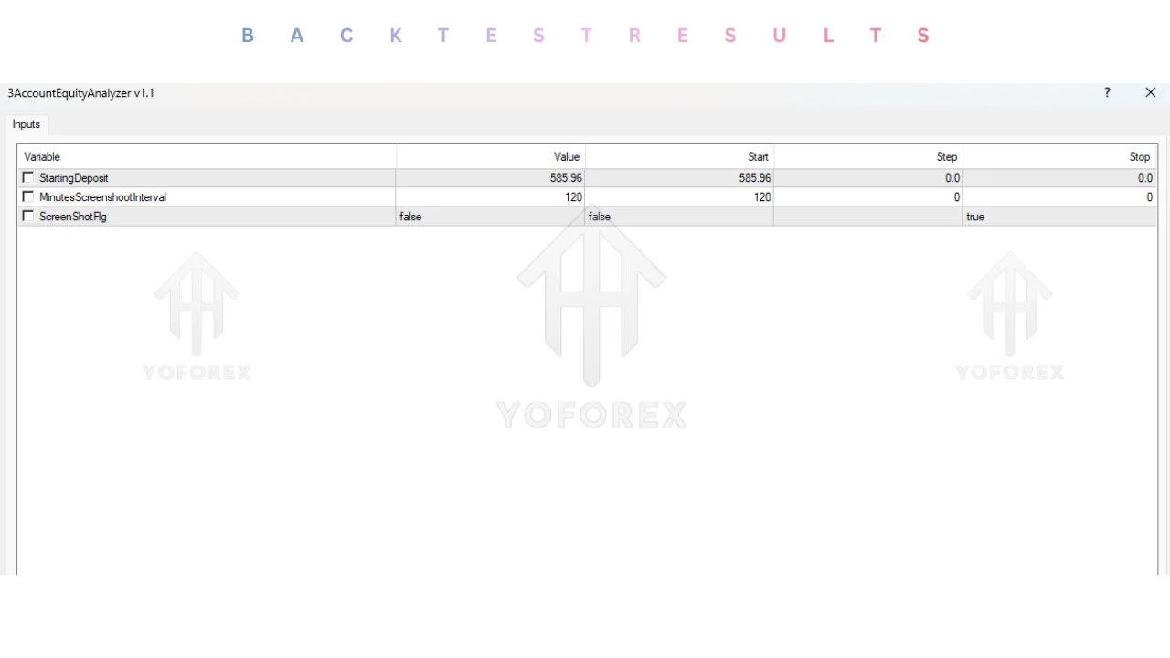 3Account Equity Analyzer Indicator V1.1 MT4 4 3Account Equity Analyzer Indicator V1.1 MT4
