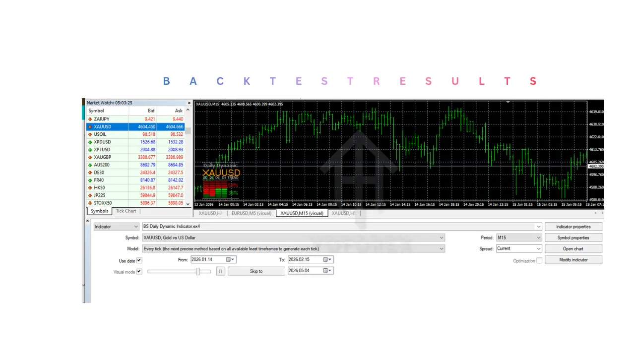 BS Daily Dynamic Indicator V1.0 MT4
