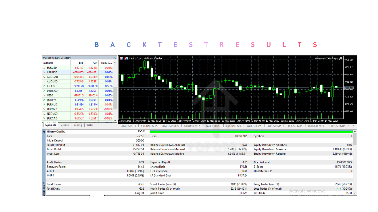 Momentum XAU Scalper EA V1.20 MT5