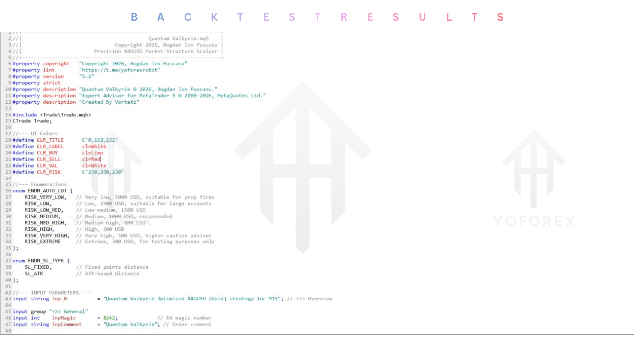 Quantum Valkyrie Source Code V5.2 MT5