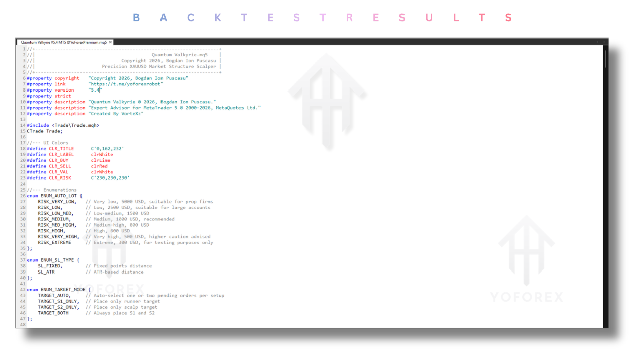 Quantum Valkyrie Source Code V5.4 MT5