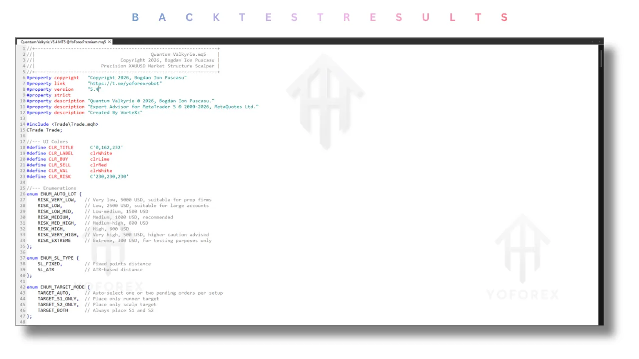 Quantum Valkyrie Source Code V5.4 MT5