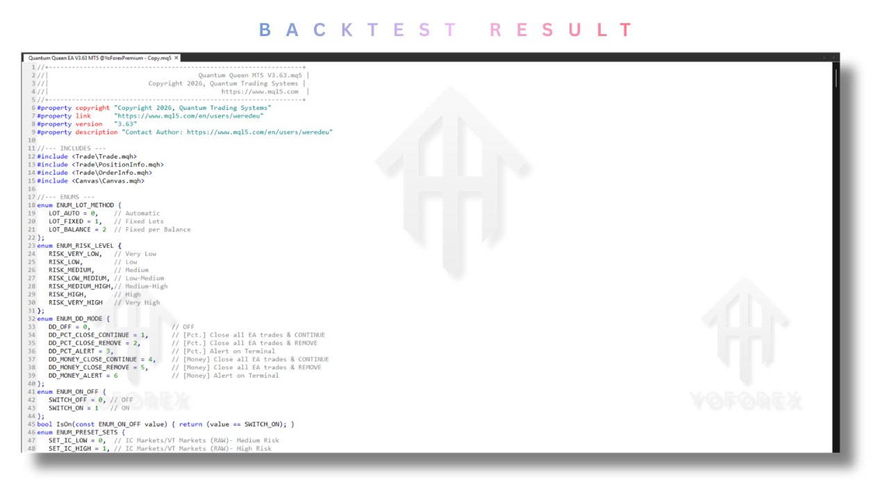Quantum Queen Source Code V3.63 MT5 2 Quantum Queen Source Code V3.63 MT5