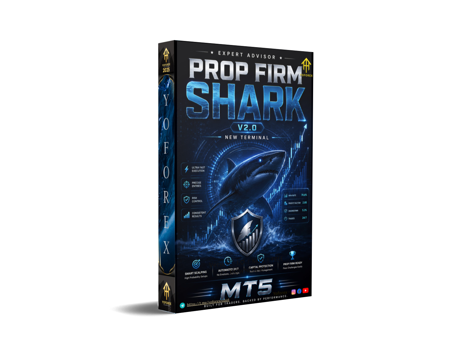 Prop Firm SHARK EA V2.0 MT5 101 Prop Firm SHARK EA V2.0 MT5
