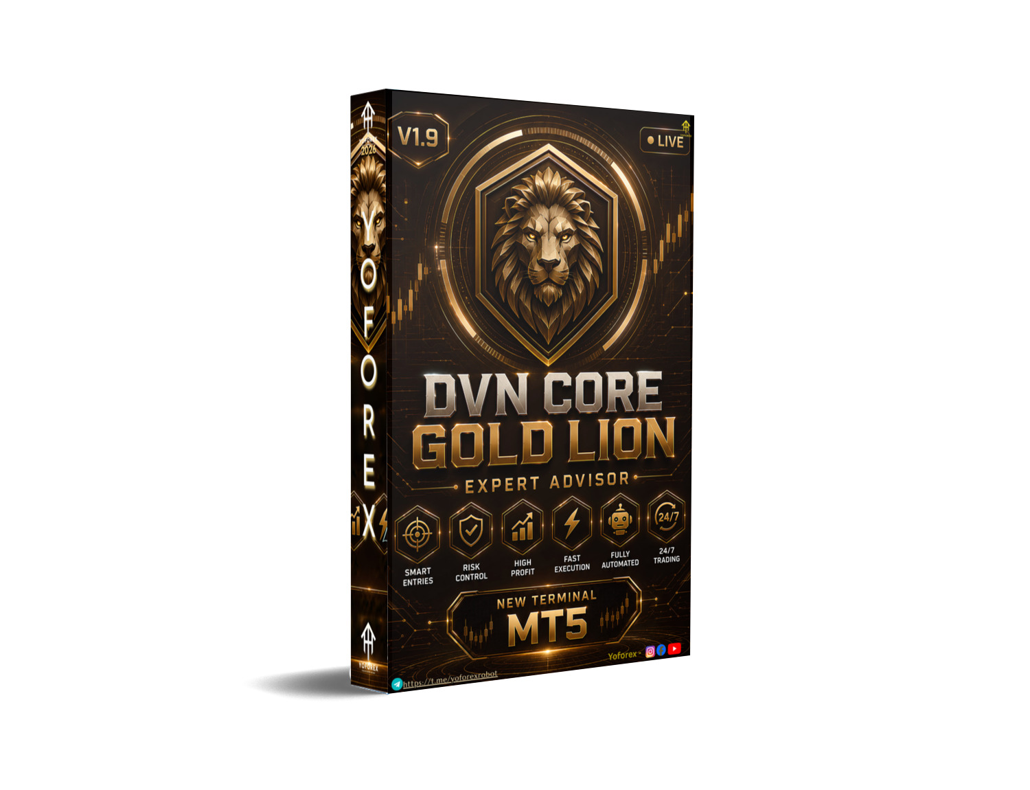 DVN Core Gold LION EA V1.9 MT5 101 DVN Core Gold LION EA V1.9 MT5