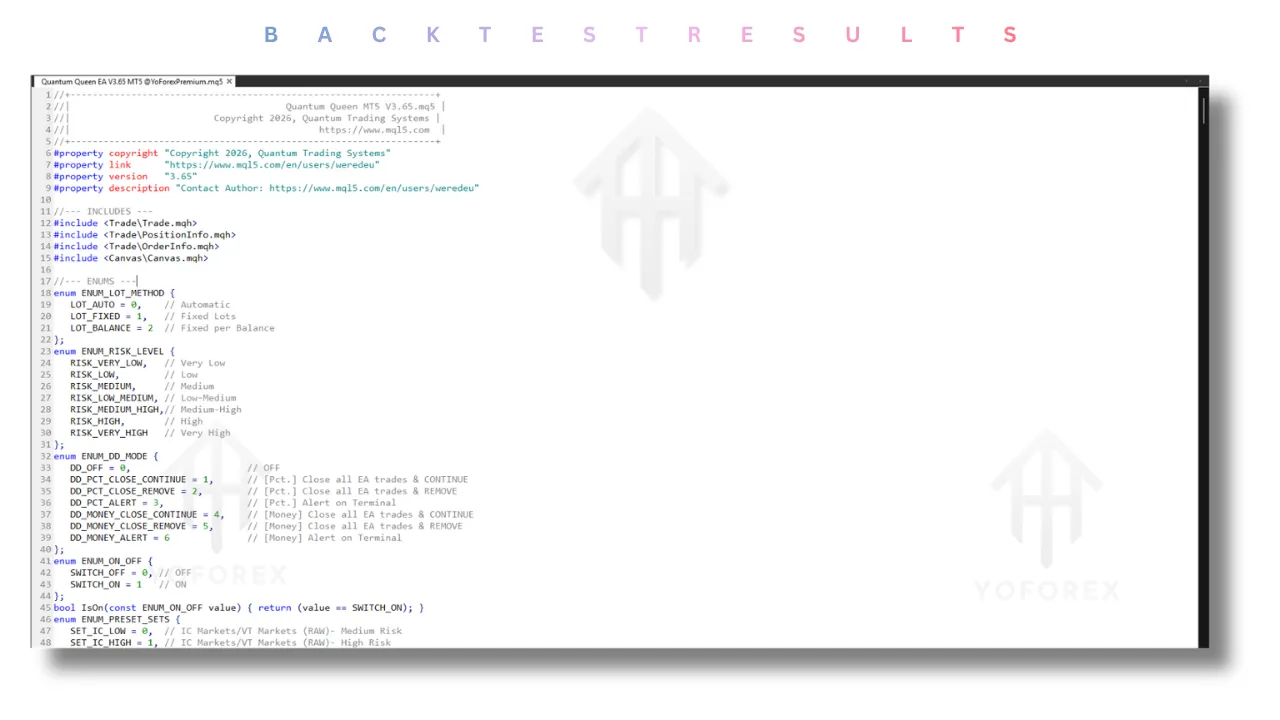 Quantum Queen Source Code V3.65 MT5 2 Quantum Queen Source Code V3.65 MT5