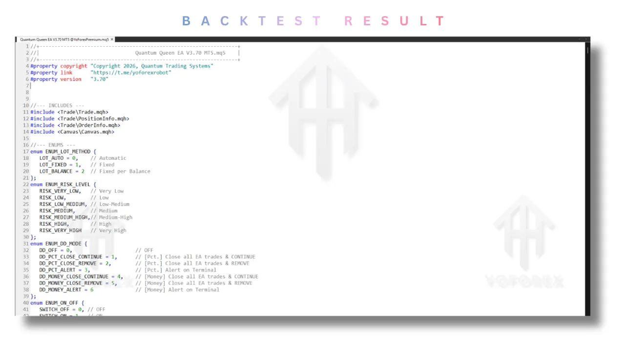 Quantum Queen Source Code V3.70 MT5 2 Quantum Queen Source Code V3.70 MT5