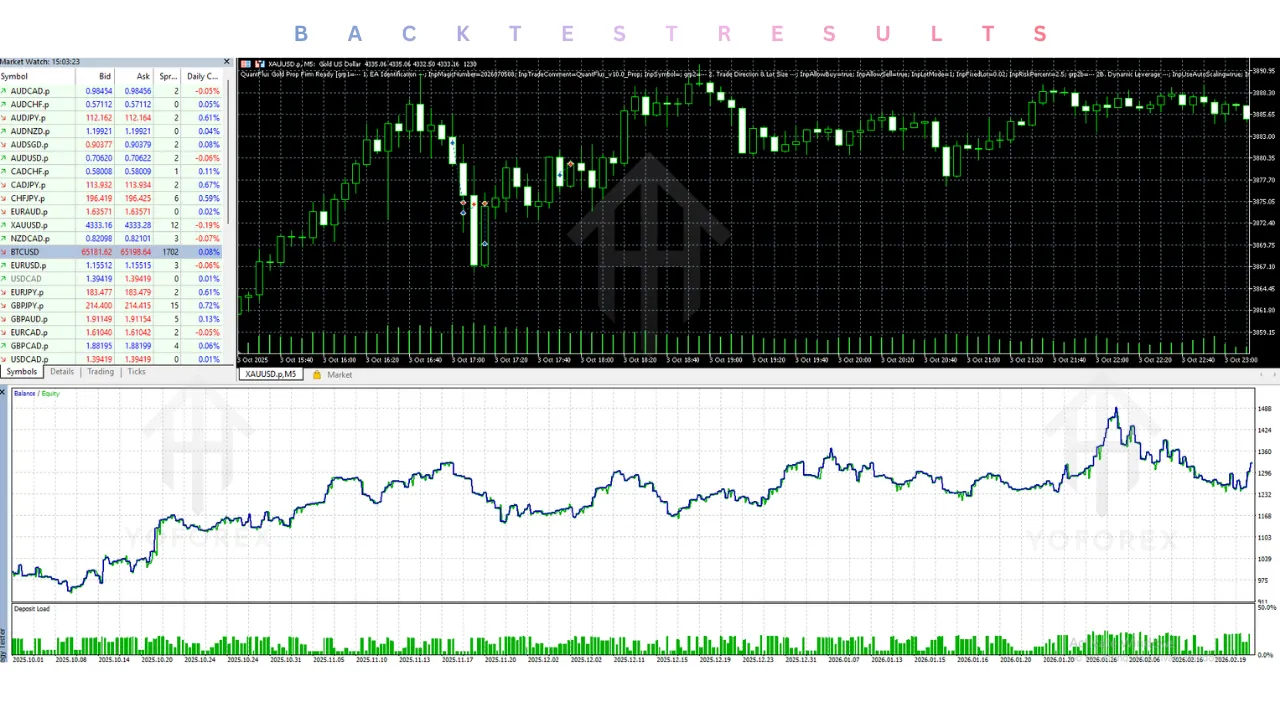 QuantFlux Gold Prop Firm Ready EA V10.0 MT5 3 QuantFlux Gold Prop Firm Ready EA V10.0 MT5