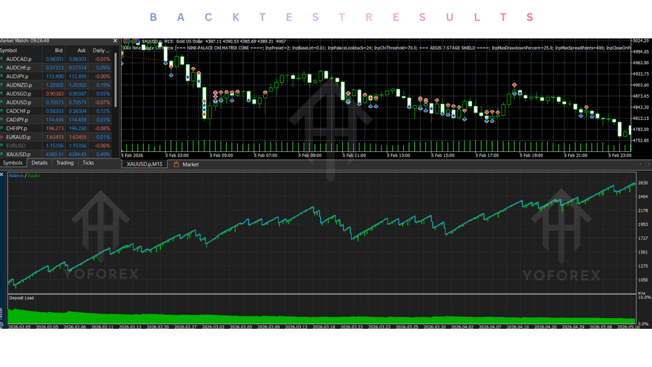 XAU Nine Palace Chi Matrix EA V1.7 MT5 3 XAU Nine Palace Chi Matrix EA V1.7 MT5